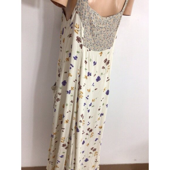 TT Mar Vintage Floral Dress Cottage Core Womens Medium - Picture 5 of 9